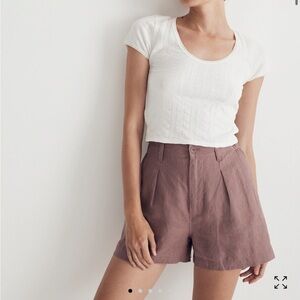 Madewell The Neale Short in 100% Linen